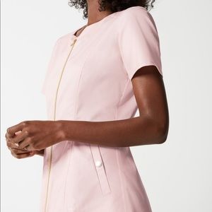 Jaanuu biker top in blushing pink